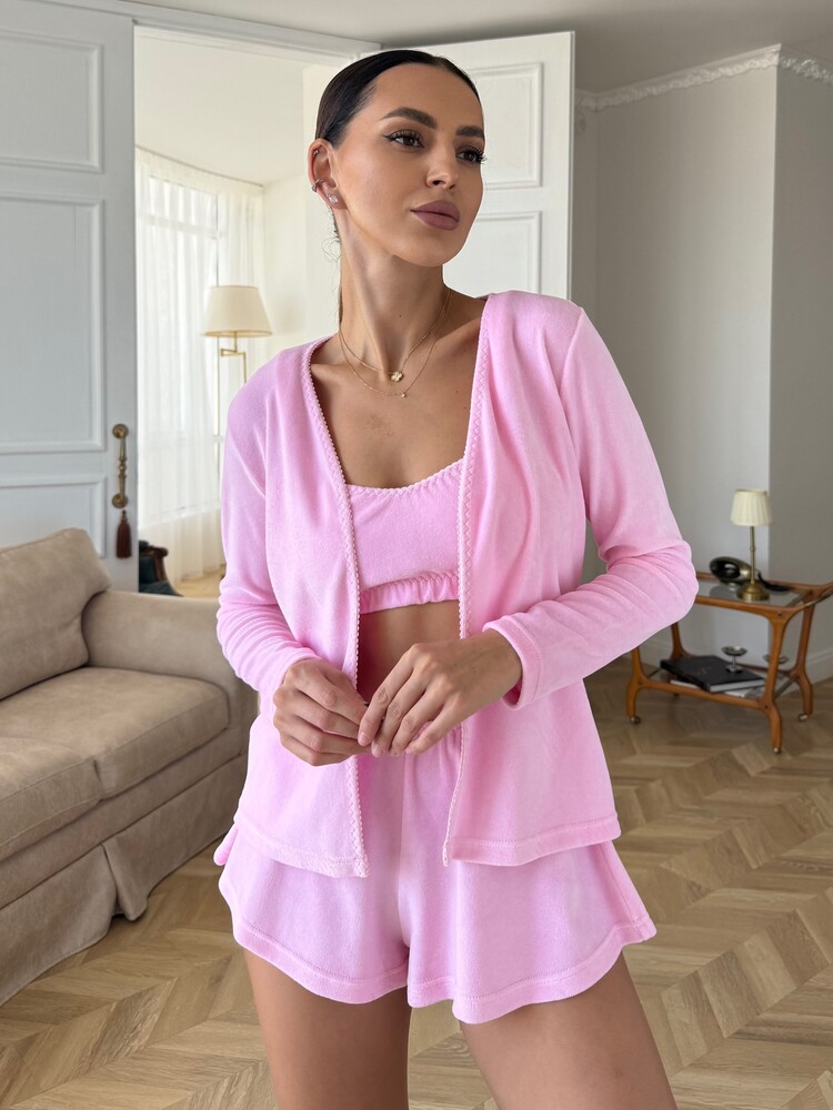 Сет из трех единиц Melis розовый